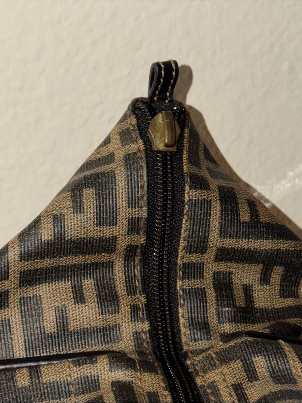 Fendi Brown and Black FF Logo Travel Duffel - Picture 8 of 8
